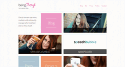 Desktop Screenshot of beingcheryl.com